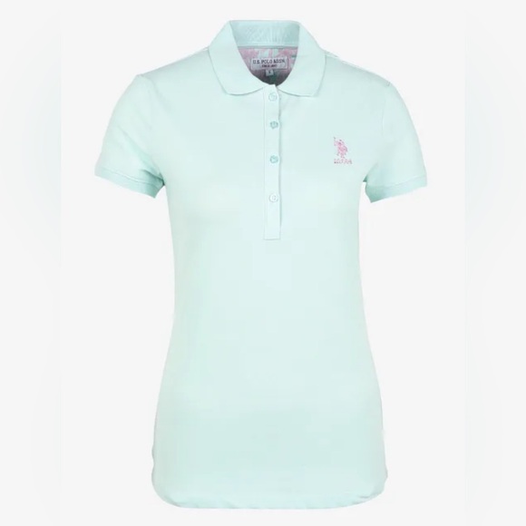 U. S. Polo Assn. Polo shirt, S, Water Green, condition- perfect - Picture 2 of 7